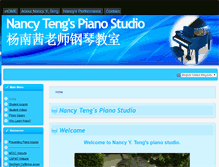 Tablet Screenshot of nancytengpiano.com